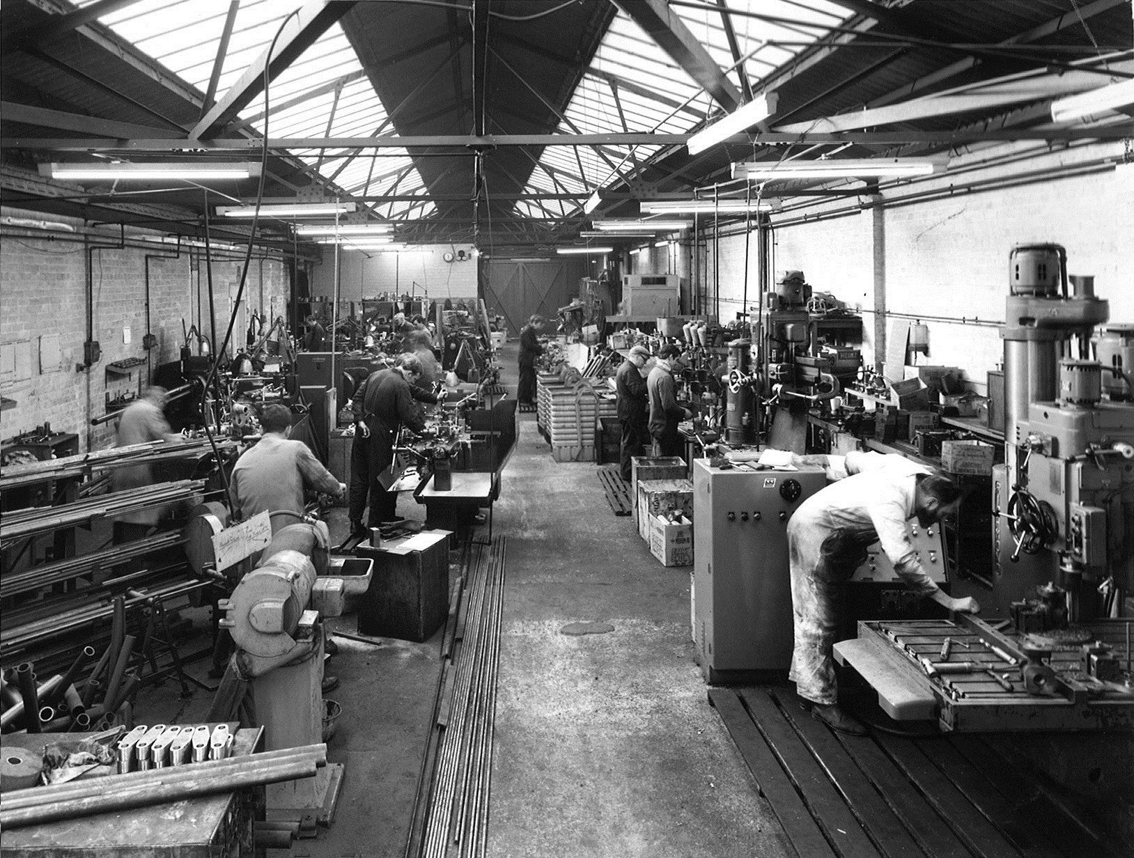 Sneddon St Factory Reekie Machining portable machine tool factory