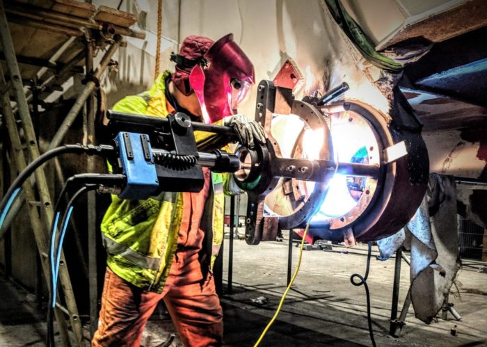 Reekie ISM Welding onsite welding of pipe bore